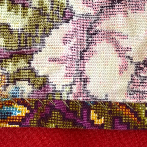 1960’s Vintage Floral Tapestry Mini Dress - Picture 7 of 7